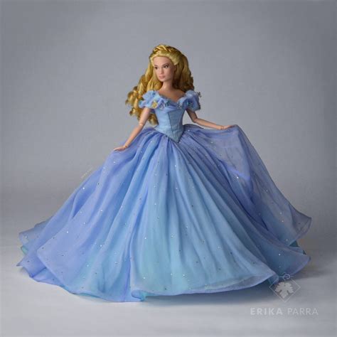 Cinderella Live Action Inspired 12″ Doll Gown Erika Parra