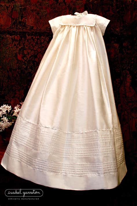 Traditional Christening Gown Heirloom Christening Gown Silk