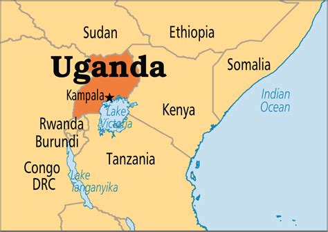 Uganda on world map from ontheworldmap 1 ameliabd.com where is uganda located on the world map? Uganda, Africa - Tourist Destinations