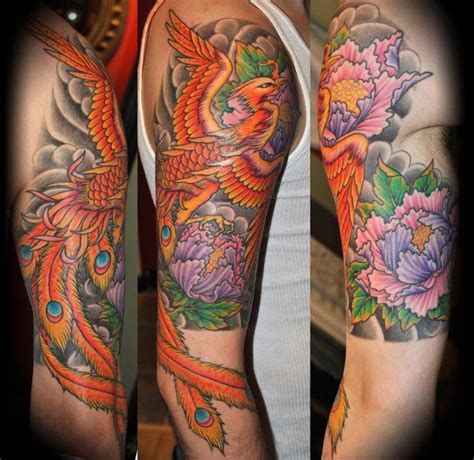 Phoenix Tattoo Half Sleeve Sleeve Tattoos Tattoos