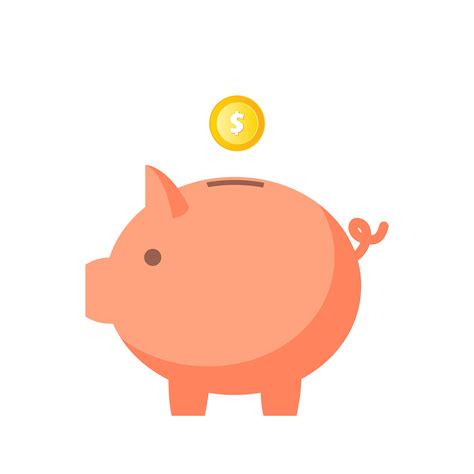 Piggy Bank Vector Art Icons And Graphics For Free Download