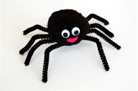 Pom Pom Spider Kids Crafts Fun Craft Ideas