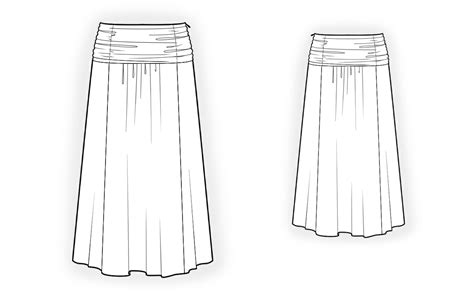 Projects for women and kids, baby sewing patterns and online free sewing projects wardrobe with pdf sewing skirts. Long Skirt - Sewing Pattern #4137. Made-to-measure sewing ...