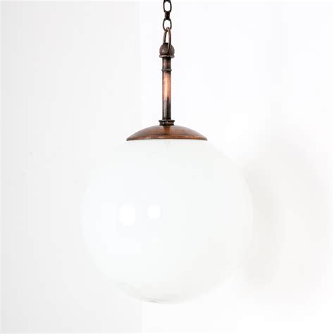 Large Opaline Globe Pendant Light 4 Available Cooling And Cooling