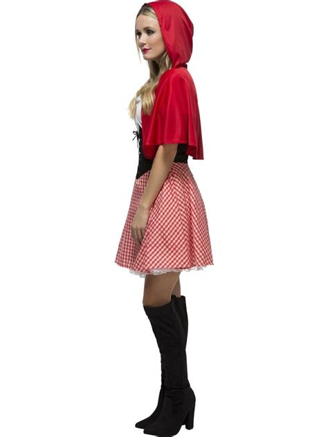 adult ladies red riding hood costume womens sexy fairy tale fancy dress outfit ebay
