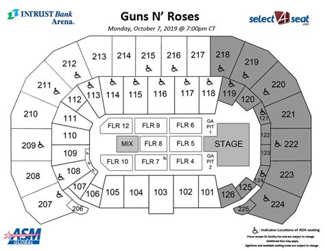 Allegiant Stadium Seating Chart Guns And Roses Guns N Roses Sofi