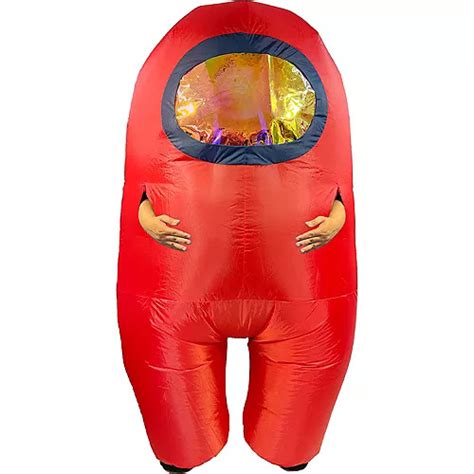 Adult Red Among Us Inflatable Costume 155 190cm Phoenix Maxi Dresses