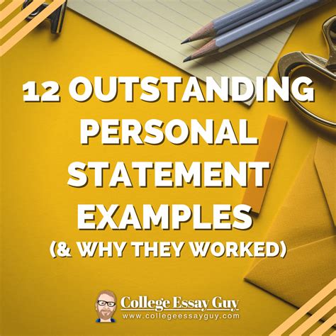 12 Outstanding Personal Statement Examples Why They Work 2023