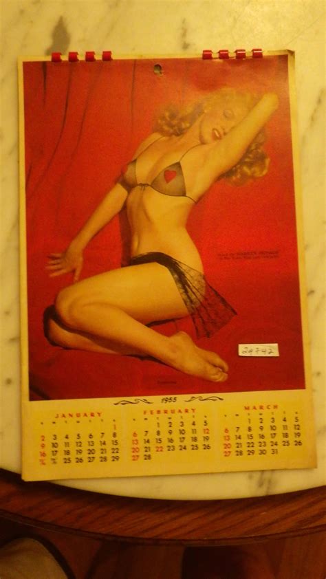 1955 marilyn monroe nude calendar 17x10 town