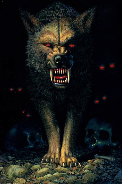 Demon Wolf By Mgl Studio Chris Hiett
