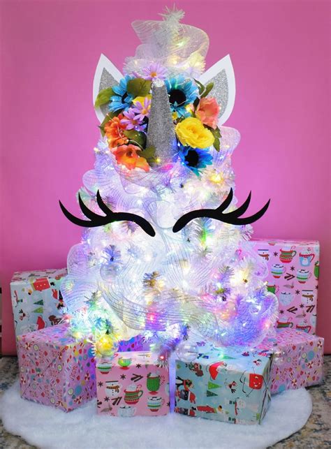This Magical Diy Unicorn Christmas Tree Is Gorgeous And So Simple To
