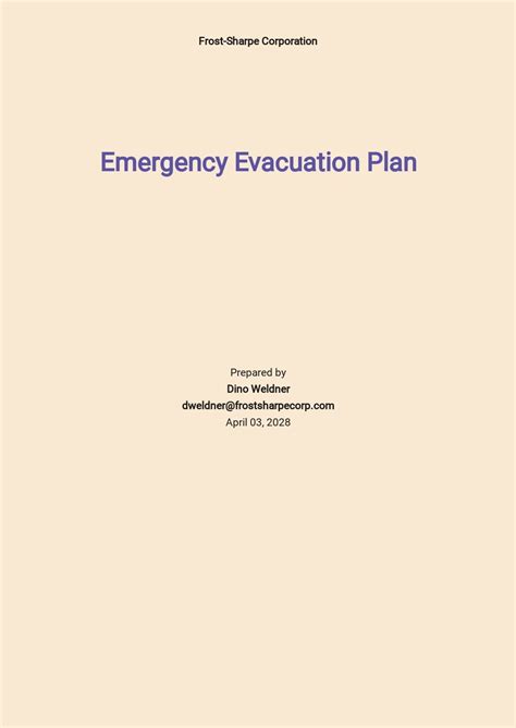 Free Evacuation Plan Templates Edit And Download