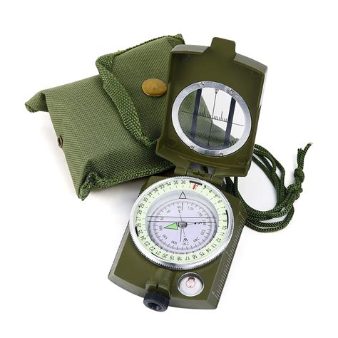 Sportneer Military Lensatic Sighting Compass Compass Survival Tactical Compass Backpacking