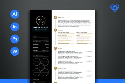 Browse resume examples for engineering jobs. 17 Free Clean Modern CV / Resume Templates (PSD ...