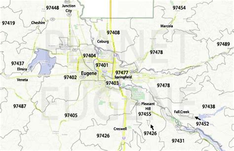 Zip Codes In Eugene Oregon