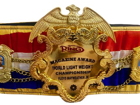 Floyd Mayweather Jr Beautiful Ring Magazine Championship Boxing Belt