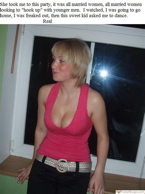 Sfw Caps Hotwife Caption №8305 Short Haired Married Woman