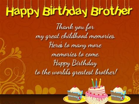 Happy birthday to good brother. Happy birthday wishes for Brother - Birthday wishes ...
