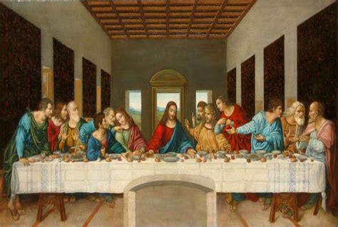 العشاء الأخير ليوناردو دافنشيو The Last Supper Leonardo da Vinci