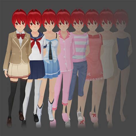 Honoka Futaba Basic Set Daz3d And Poses Stuffs Download Free