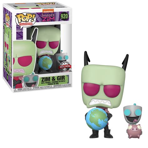 Premium Quality Funko Pop Television Invader Zim And Gir Exclusive Bigtoes Collectibles Sales