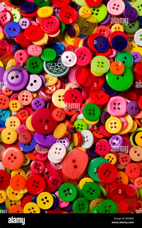 Pile Of Buttons Stock Photo Alamy