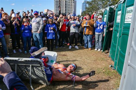 A Member Of Bills Mafia Got Knocked The Hell Out After Trying And