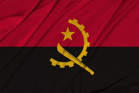 Premium Photo Angola 3d Textured Waving Flag