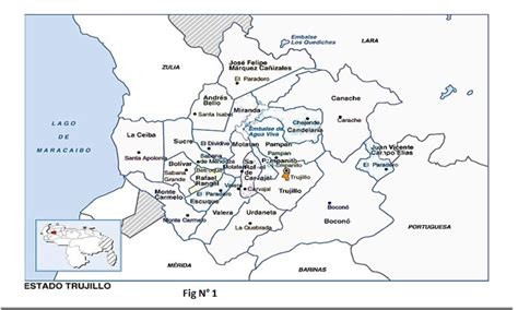 Mapa Del Estado Trujillo Para Colorear Imagui