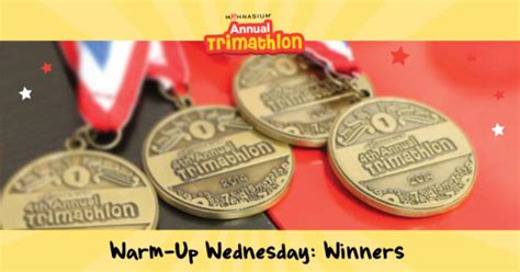 Congratulations To Our Trimathlon Warm Up Wednesday Winners Mathnasium