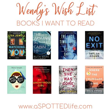 Book Wish List 2019 Books Wishlist Book Recommendations