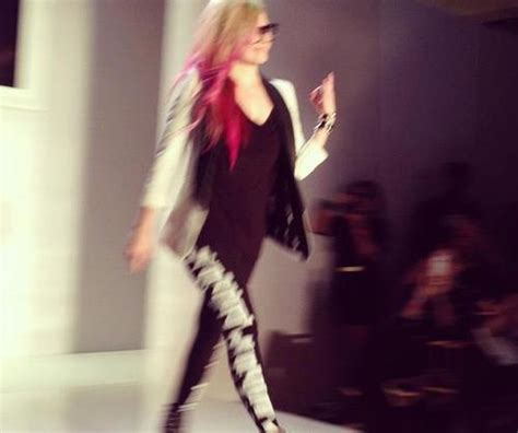 Abbey Dawn Fashion Show For New York Fashion Week Avril Lavigne Photo