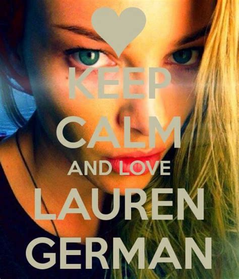 Lauren German My Picture I Made In Real Life But Someone Else Took It