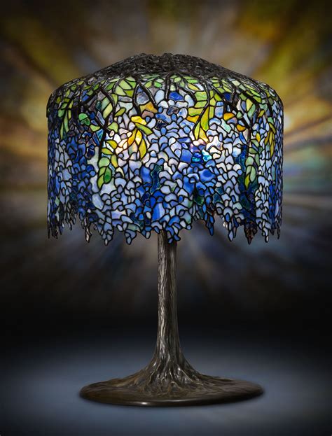 Blue Wisteria Table Lamp Tiffany