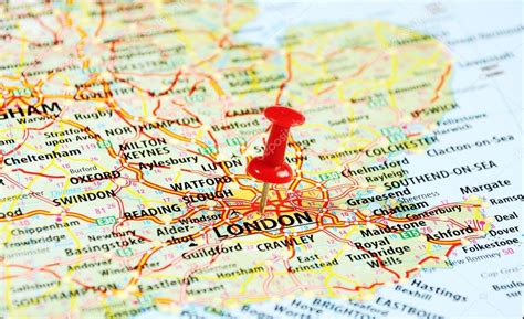 London Uk Map Pin — Stock Photo © Ivosar 53858103