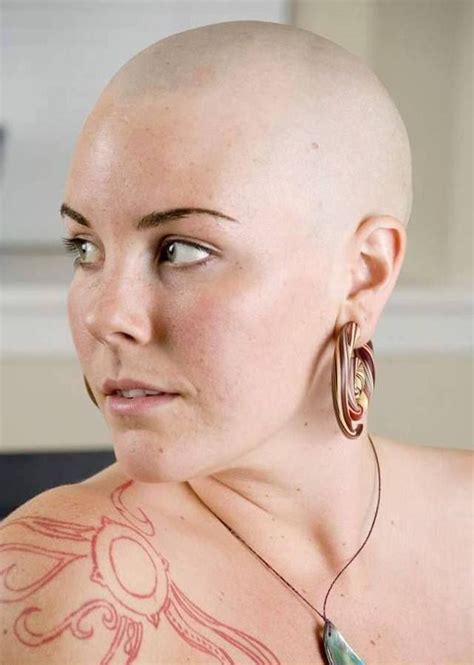 213 Best Amazing Bald Women Images On Pinterest Bald Women Hair Cuts