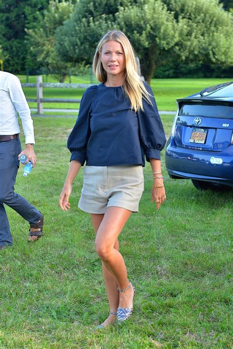 People who liked gwyneth paltrow's feet, also liked Gwyneth Paltrow Wearing a Black Blouse and Shorts ...