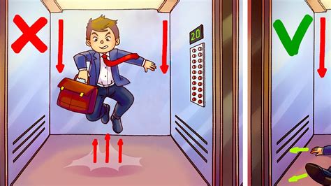 The Only Way To Survive In A Free Falling Elevator Youtube