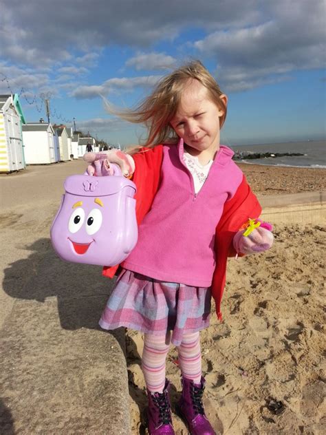 First Beach Trip Of The Year With My Own Little Dora The Explorer And