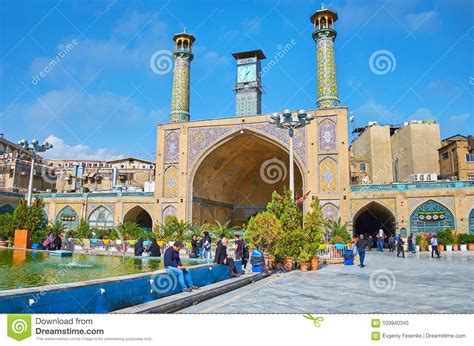 Enjoy The Architecture Of Shah`s Mosque Tehran Editorial Image Image