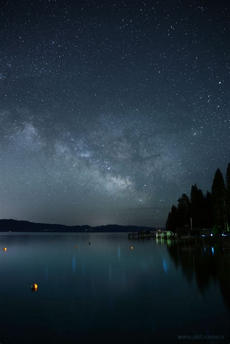 June Milky Way Over Lake Tahoe 2 Of 3 06112015