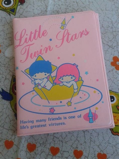 Little Twin Stars Telephone Memo Sanrio Vintage 1976 Made In Japan On