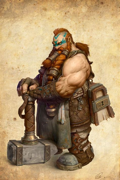 The Art Showcase Fantasy Dwarf Dungeons And Dragons Characters