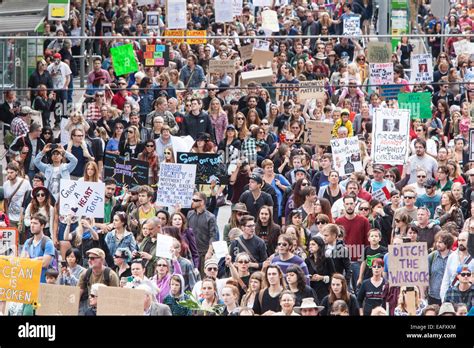 Melbourne Australia March 16 March In March Protest For People