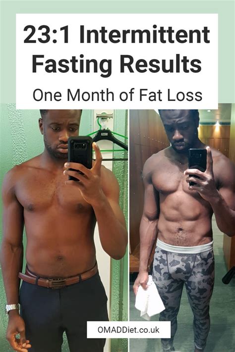 Omad Results Intermittent Fasting Before And After Photos