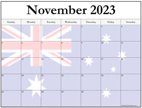 Collection Of November 2023 Photo Calendars With Image Filters