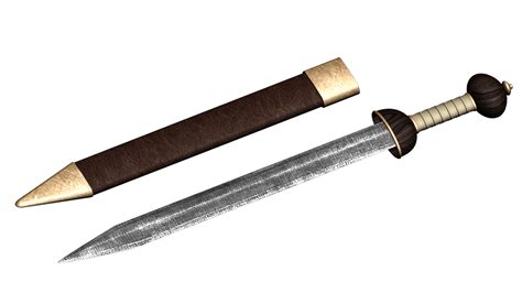 A Modern Reproduction Of The Roman Gladius The Short Sword That Was