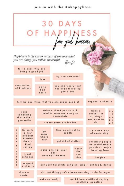 The 30 Days Of Happiness Challenge Is About Taking A Small Action