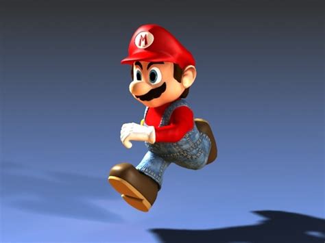 3d Model Mario Running