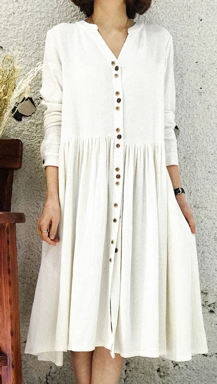 White Dress 2016 New White Summer Dresses Plus Size Linen Maxi Dress